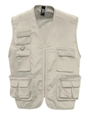 Жилет фотографа Sol's Wild 200, бежевый фото