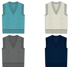 Жилет оверсайз на заказ Tricksy Terra, акрил фото