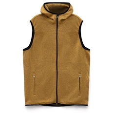 Жилет с капюшоном унисекс Stride Gotland, желтый фото