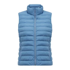 Жилет стеганый женский из переработанного полиэстера Iqoniq Meru, 70 гр/м2, голубой фото