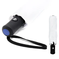 Зонт автоматический противоштормовой Vortex To Go, белый / синий фото