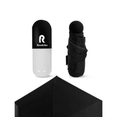 Зонт механический RoadLike компактный в чехле, черный фото