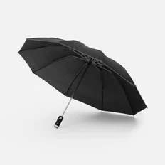 Зонт обратного сложения Stride Norsken с фонариком, черный фото