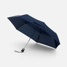 Зонт складной автомат Bugatti Take It Duo, темно-синий  фото