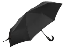 Зонт складной автомат Fabrizio, черный фото
