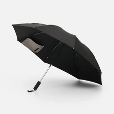 Зонт складной автоматический обратного сложения Easyroll, черный фото