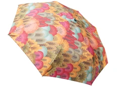 Зонт складной автоматический с возможностью полноцветной печати, разноцветный фото
