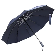 Зонт складной автоматический обратного сложения Forest Lotus Reverse, темно-синий фото