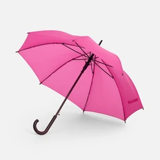 Зонт-трость полуавтомат Molti Standard, ярко-розовый фото