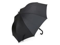 Зонт-трость полуавтомат мужской Torber, черный фото