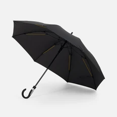 Зонт-трость полуавтомат Rainzee, ver.2, черный фото