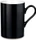 Фарфоровая кружка Prime Colour, черная фото