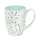 Кружка Terrazzo, белая / зеленая фото