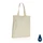 Сумка-шопер с плоским дном из переработанного хлопка XD Collection Impact, 145 г/м2, белая  фото