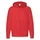 Толстовка без начеса Fruit of the loom Lightweight Hooded Sweat, красная фото