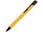 Ручка шариковая металлическая Crepa, черная / желтая фото