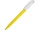 Ручка шариковая пластиковая Миллениум Color BRL, желтая / белая фото