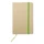 Блокнот нелинованный на резинке А5, 96 стр., бежевый/ зеленый фото