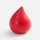 Антистресс «Капля», красный фото
