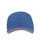 Бейсболка Atlantis Zoom Piping Sandvich, 6 клиньев, синяя фото