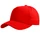 Бейсболка Breeze, 5 клиньев, красная фото