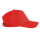 Бейсболка хлопковая Stan 12, 5 клиньев, 260 гр/м2, красная фото