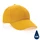 Бейсболка Impact из переработанного хлопка, 6 клиньев, 190 г/м2, желтая фото
