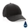 Бейсболка Impact из переработанного хлопка, 6 клиньев, 280 г/м2, черная фото
