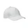 Бейсболка из хлопка, 5 клиньев, белая фото