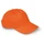 Бейсболка 5 клиньев, оранжевая фото
