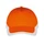 Оптом Бейсболка Sol's Booster, 5 клиньев, оранжевая / белая для нанесения логотипа или надписи Бейсболка Sol's Booster, 5 клиньев, оранжевая / белая фото