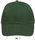 Бейсболка Sol's Buffalo, 260 гр/м2, темно-зеленая фото