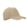 Бейсболка вельветовая с регулируемой застежкой, 5-клинка, 220 г/м², бежевая фото