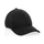 Бейсболка XD Collection Milo из переработанной смесовой ткани, 6 клиньев, 200 г/м², черная фото