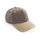 Бейсболка из двухцветной хлопковой саржи XD Xclusive Beau Aware™, 6 клиньев, 270 г/м², бежевая / коричневая фото