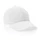 Бейсболка из переработанного хлопка XD Collection Impact 190, 6 клиньев, белая фото