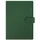 Блокнот Clicra Tasmania А5, в твердой обложке со стикерами в линейку, зеленый фото
