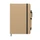Блокнот из переработанного картона с шариковой ручкой, А5, бежевый / черный фото