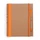 Блокнот с ручкой Alani, коричневый / оранжевый фото