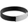 Браслет силиконовый с металлическим шильдом Brisky, черный фото
