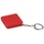 Брелок - рулетка квадратный, красный фото