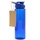 Оптом Бутылка для воды пластиковая Ronny To Go с биркой, 700 мл, синяя для нанесения логотипа или надписи Бутылка для воды пластиковая Ronny To Go с биркой, 700 мл, синяя фото