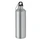 Бутылка для воды с крышкой и карабином из переработанной нержавеющей стали, 1000 мл, серебряная фото