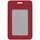 Чехол для пропуска Shall Simple, красный фото