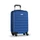 Чемодан, пластик, синий фото