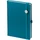 Ежедневник недатированный Контекст Favor Metal А5, бирюзовый фото