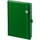 Ежедневник недатированный Контекст Favor Metal А5, ярко-зеленый фото