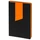 Ежедневник недатированный Bookmark, черный / оранжевый фото