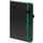 Ежедневник недатированный Контекст Ton Black, черный / зеленый фото