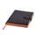 Оптом Ежедневник недатированный STELLAR, формат А5, черный с оранжевым для нанесения логотипа или надписи Ежедневник недатированный STELLAR, формат А5, черный с оранжевым фото